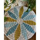 Horgolt ARANIS Tapestry szirmos alátét/ párna Mintaleírás