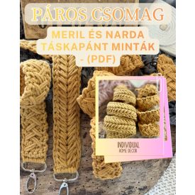   PÁROS CSOMAG Horgolt táskapánt MERIL -  HORGOLT TÁSKAPÁNT NARDA MintaleírásOK