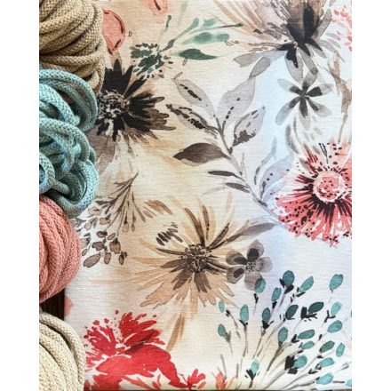 Táskabélés övtáska forma crossbodyhoz - Búzavirág barna-lazac