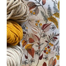   Táskabélés övtáska forma crossbodyhoz  Mintás - Barna-bézs-mustár