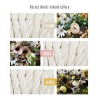 Tavaszi ajtó- falidísz DIY csomag 2. mintával