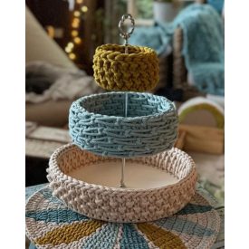 3 emeletes tálaló – DIY szett Egyedi rendelés