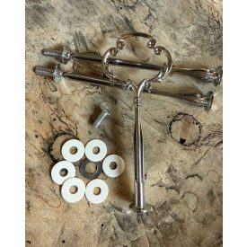 Fém tartó rúd 3 emeletes kínálóhoz