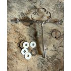 Fém tartó  rúd 2 emeletes kínálóhoz