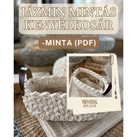 Horgolt  Jázmin mintás kenyérkosár  Mintaleírás
