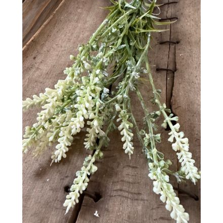 Mű levendula 8 szálas - Törtf ehér 