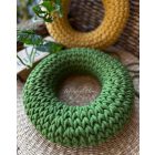 Horgolt búzaszemes koszorú - Mintaleírás