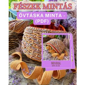 Horgolt  Fészek mintás övtáska - MINTALEÍRÁS
