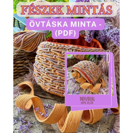 Horgolt  Fészek mintás övtáska - MINTALEÍRÁS