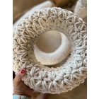 Jázmin mintás koszorú horgolás - Online workshop