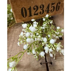 Mű rezgő 2 szál - Fehér  bimbókkal