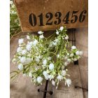 Mű rezgő 2 szál - Fehér  bimbókkal