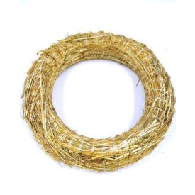 Szalma koszorú alap 25 cm 
