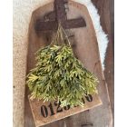 Mű zöld kakukkmák 1 ág - Hamvas antik sárga