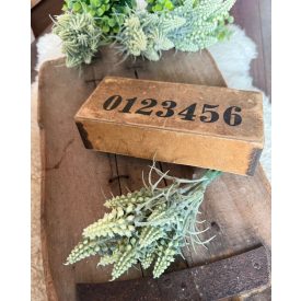   Mű zsálya csokor 8 szál 12 virág - Hamvas krém fehér/törtfehér 